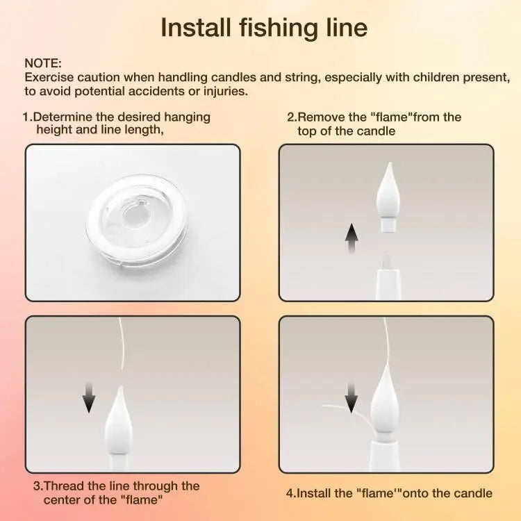 Flameless Floating Candles with Magic Wand Remote