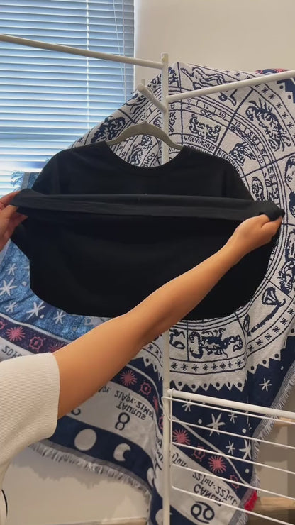 100% Cotton Black Crow F-CAW-F